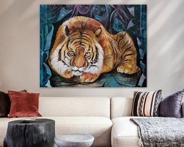 Tiger out of other dimension van René Pauwels