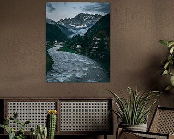 River leading to the Dolomites