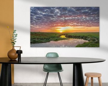 Sonnenuntergang auf Texel / Texel Sunset von Justin Sinner Pictures ( Fotograaf op Texel)
