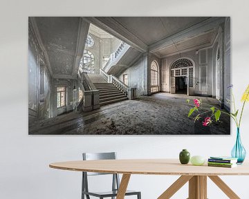 Hall with stairs by Inge van den Brande