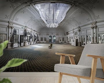Large dance hall in hotel by Inge van den Brande