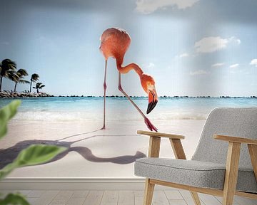 Flamingo Friday by Claire Droppert