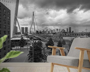 Het uitzicht op het Wilhelminaplein in Rotterdam van MS Fotografie | Marc van der Stelt