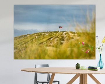 Landscape with dunes on the North Sea island Amrum, Germany by Rico Ködder