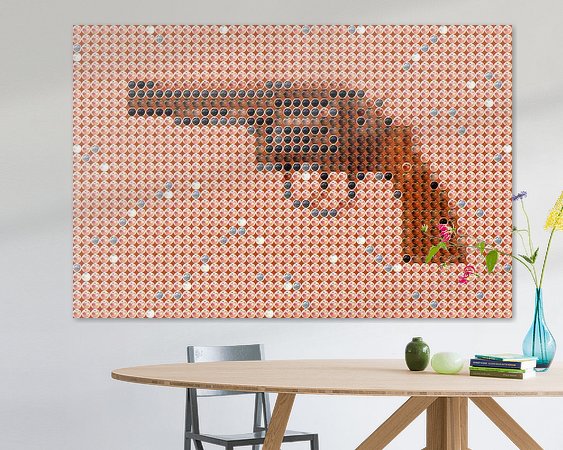 Example of the artwork in a room