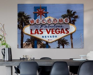 Welcome to Fabulous Las Vegas Nevada - Sign van Pleuni van der Pas