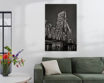 'De Hef' Rotterdam (zwart wit) van Rick Van der Poorten