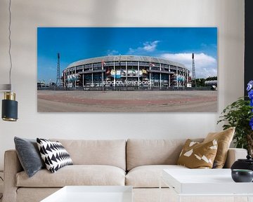 Feyenoord stadion ' de Kuip ' kleur by Midi010 Fotografie