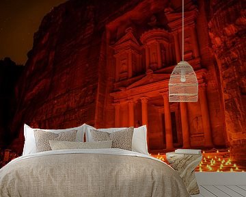 Petra by night