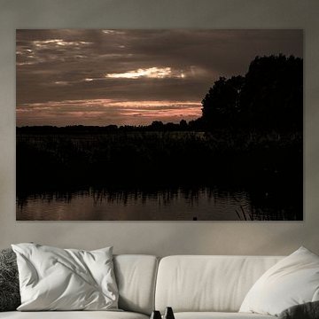 coucher de soleil sur indy van oort