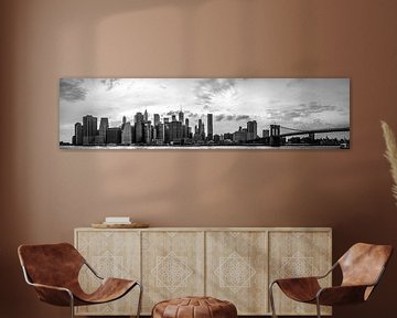 Panorama Skyline Manhattan New York City van Eddy Westdijk