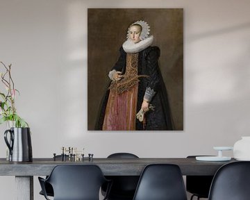 Portret van Aletta Hanemans, Frans Hals