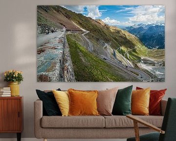 View of the Stelvio Pass by Cynthia Hasenbos