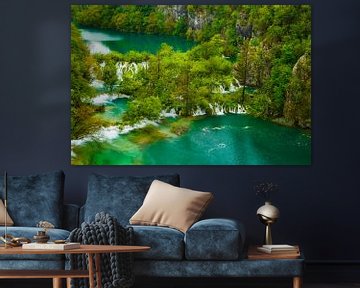 Blick auf die Plitvicer Seen von Daniela Beyer