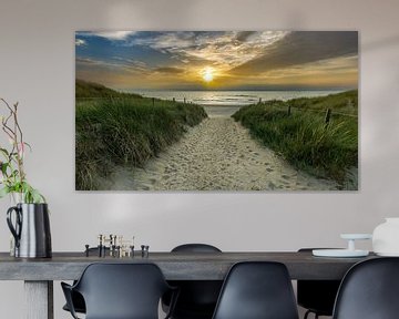 Texel Strand Eingang Post 20