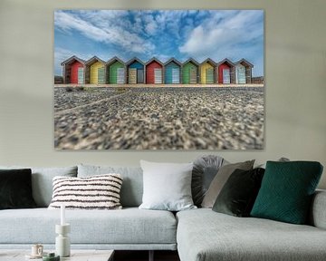 Strandhuisjes sur Adriaan Westra