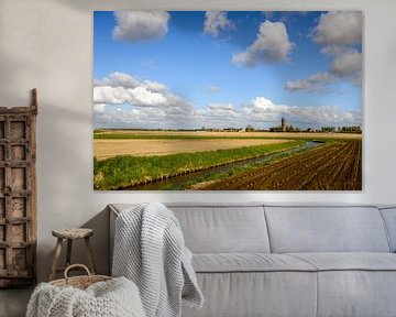 Picturesque landscape in the Netherlands