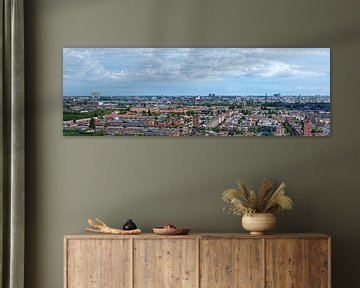 Skyline Amsterdam van Peter Bartelings