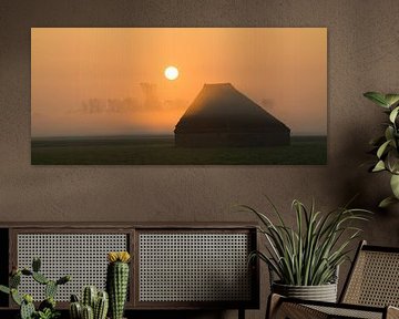 Texelse boet in de mist by Vakdesign Texel