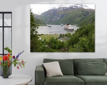 Cruiseschepen in Gerangerfjord