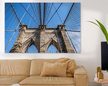 Brooklyn Bridge, New York City van Eddy Westdijk