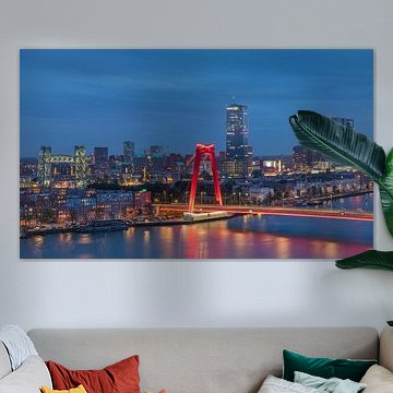 De Hef et le Willemsbrug à Rotterdam avec un nouvel éclairage sur MS Fotografie | Marc van der Stelt