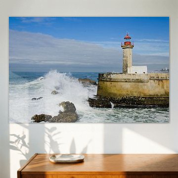 Vuurtoren van Felgueiras, Porto, Portugal