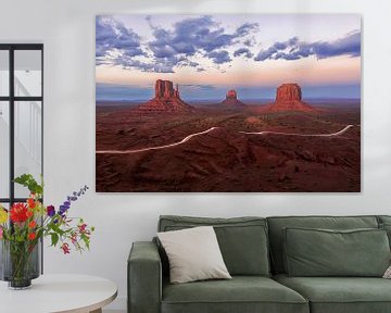 Monument Valley, Three Mittens by Sander Sterk