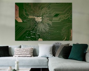Motherboard Architecture Green by Alex Hiemstra