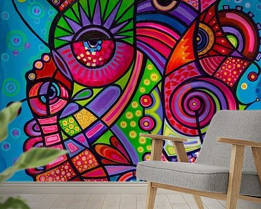 Example of the artwork in a room