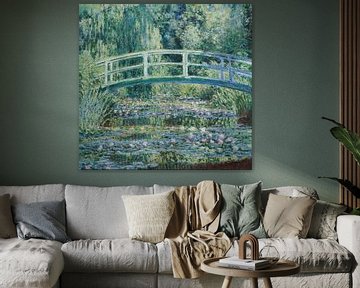 Water Lilies and Japanese Bridge, Claude Monet