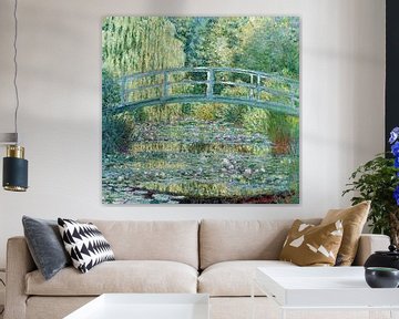 De Japanse brug en de waterlelies, Claude Monet