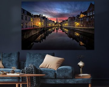 Night and day in Brugge van Remco van Adrichem