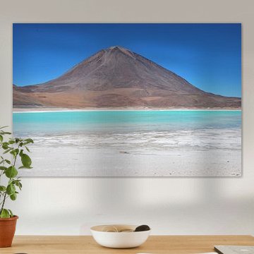 Blauw water in Bolivia