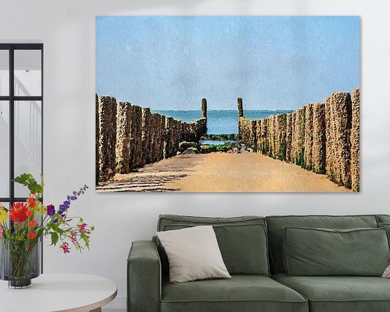 Example of the artwork in a room