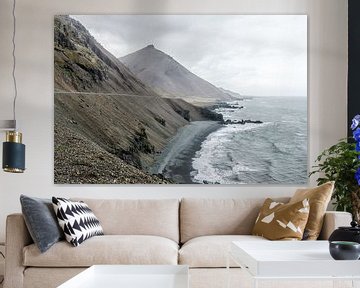 Kust van IJsland met oneindig uitzicht van Marco Schep