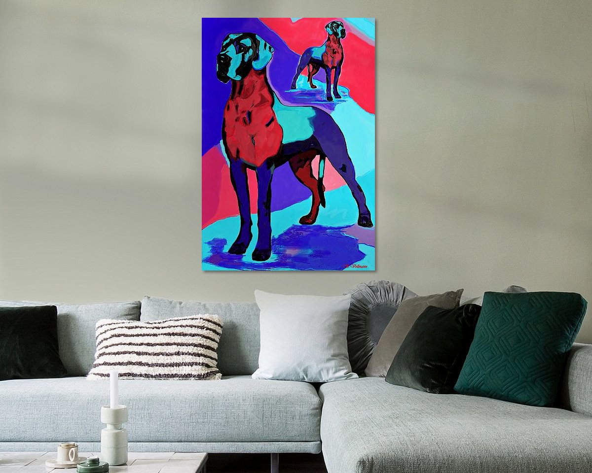 Example of the artwork in a room