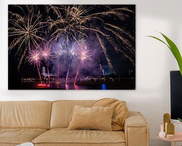 Fireworks show in Deventer, The Netherlands by VOSbeeld fotografie