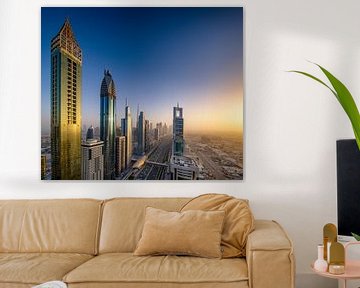 Golden light in Dubai by Rene Siebring