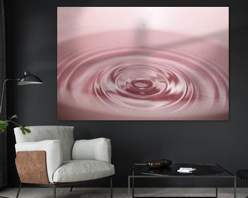 Kringen in roze water von Joost Prins Photograhy