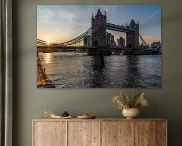 Tower Bridge te Londen van Anouk Buis