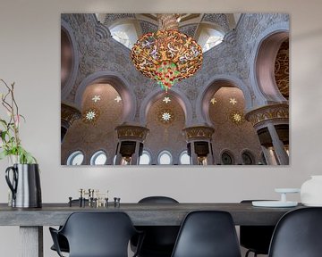 Intérieur de la mosquée Sheikh Zayed sur Rene Siebring