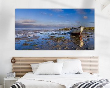 Texel Wad - seascape - "Lonneke" - blue hour by Texel360Fotografie Richard Heerschap