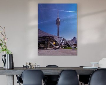 DE - Bavaria : Televisiontower Munich van Photoart-Naegele