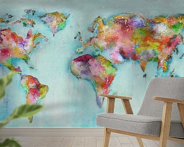 Paint World Map light van Atelier Paint-Ing