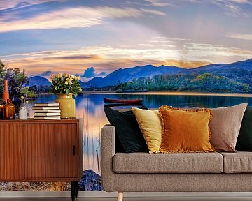 Boat on the Lakes of Killarney by Rene Siebring