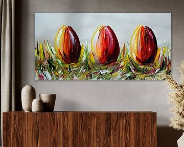 Tulpen Gemälde von Gena Theheartofart