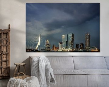 Stormachtig Rotterdam van Jolanda Wisselo