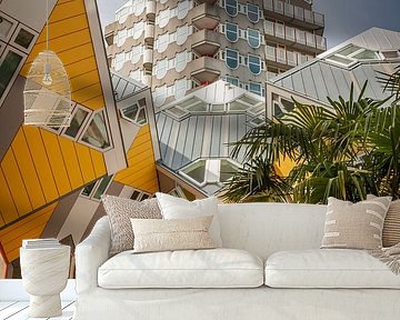 Blaaktoren met Kubuswoningen