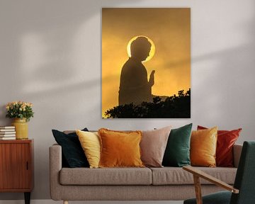 Buddha in the sun by Rudmer Hoekstra